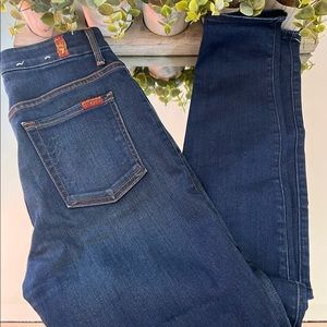 7 For All Mankind The High Waist Skinny